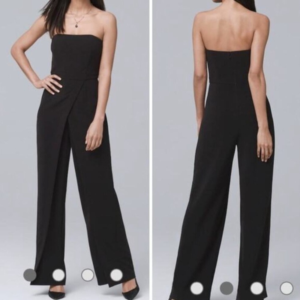 White House Black Market Strapless Jumpsuit